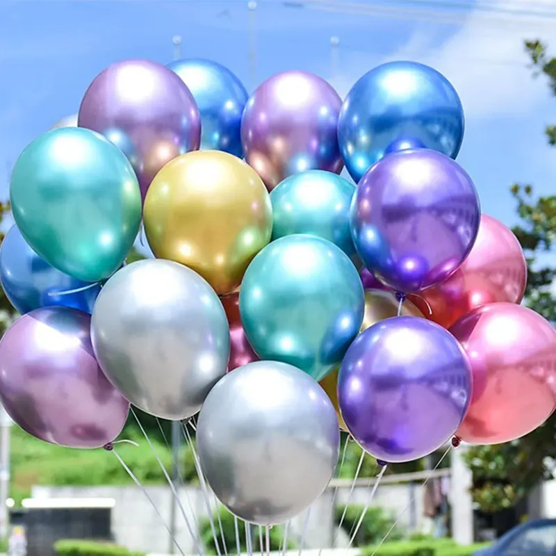 10 -calowe balony chromowe