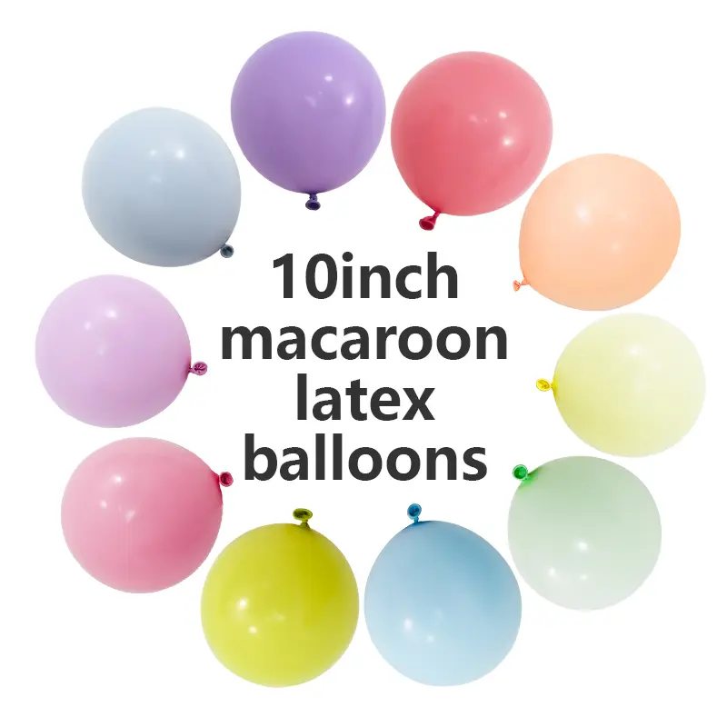 Balony lateksowe Macaron o średnicy 10 cali