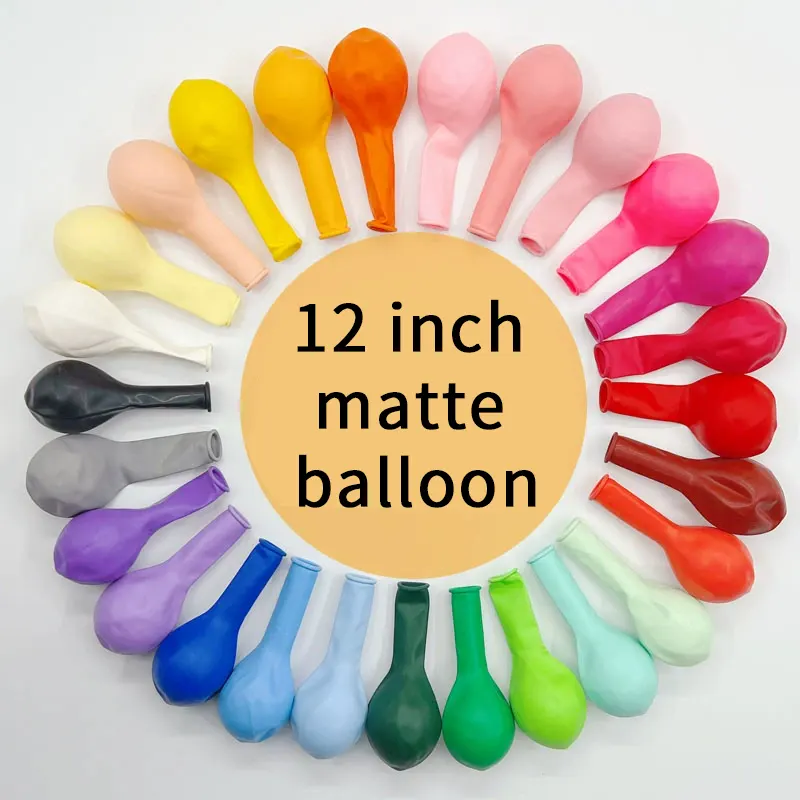 12 -calowy matowy balon