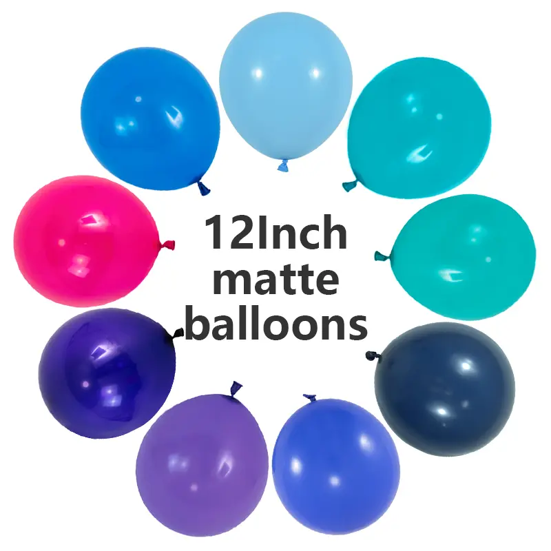 12-calowe matowe balony lateksowe
