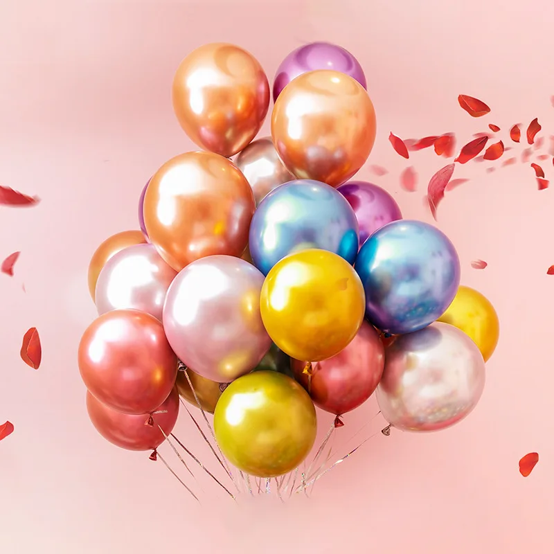 12 -calowy metalowy balon lateksowy