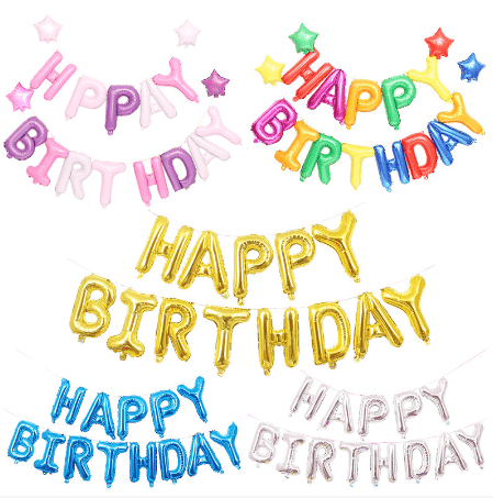 Balon foliowy w kształcie litery o średnicy 16 cali