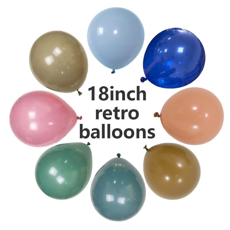 Balony retro o średnicy 18 cali