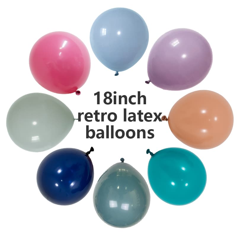18-calowe balony lateksowe w stylu retro