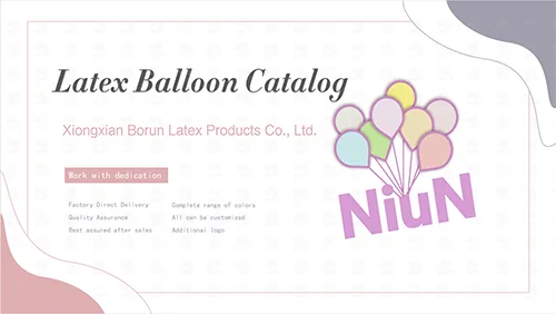 Jutro lateksowy katalog Baaloon