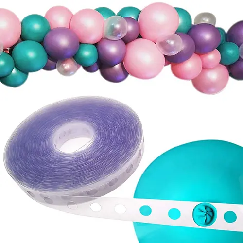 Jak przymocować balony do paska łukowego
