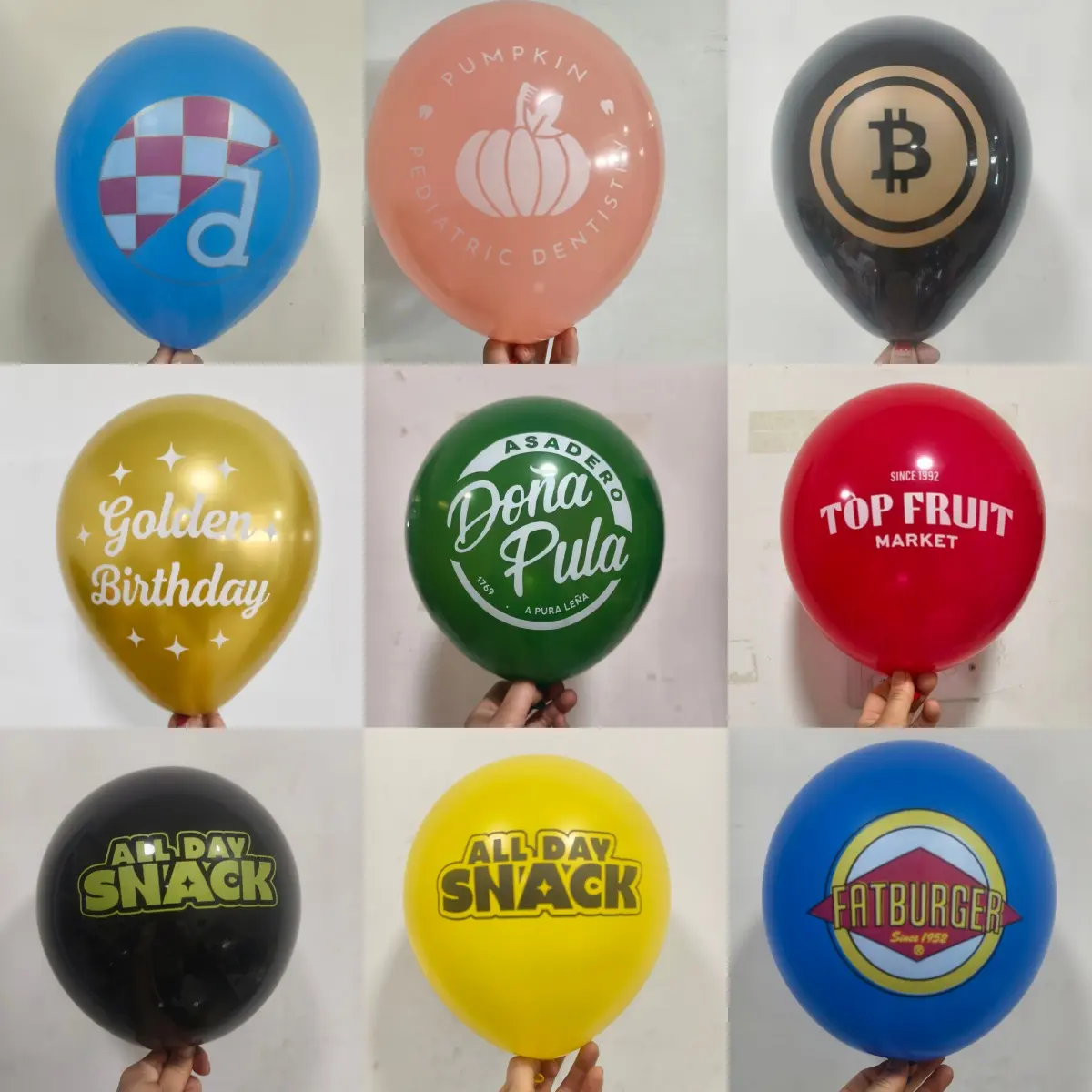 Jak fabryki osiągają idealne wyrównanie druku na balonach z logo