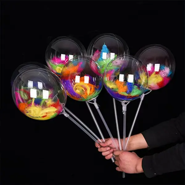 Balon Led Bobo z wypełnieniem z piór Balon Led Bobo z wypełnieniem z piór