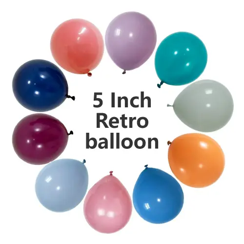 5-calowe balony lateksowe w stylu retro