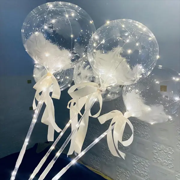 Balon Led Bobo z wypełnieniem z piór
