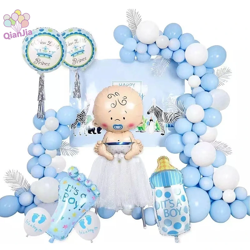 Zestaw girlandy Baby Shower w kształcie łuku z balonem foliowym