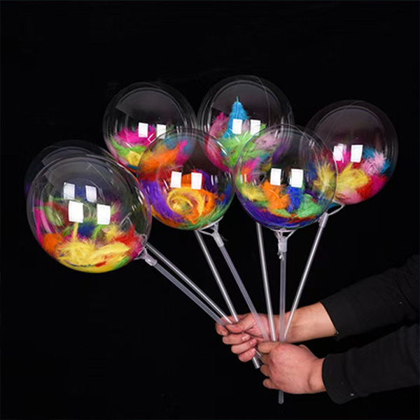Bobo balon z napełnianiem piór