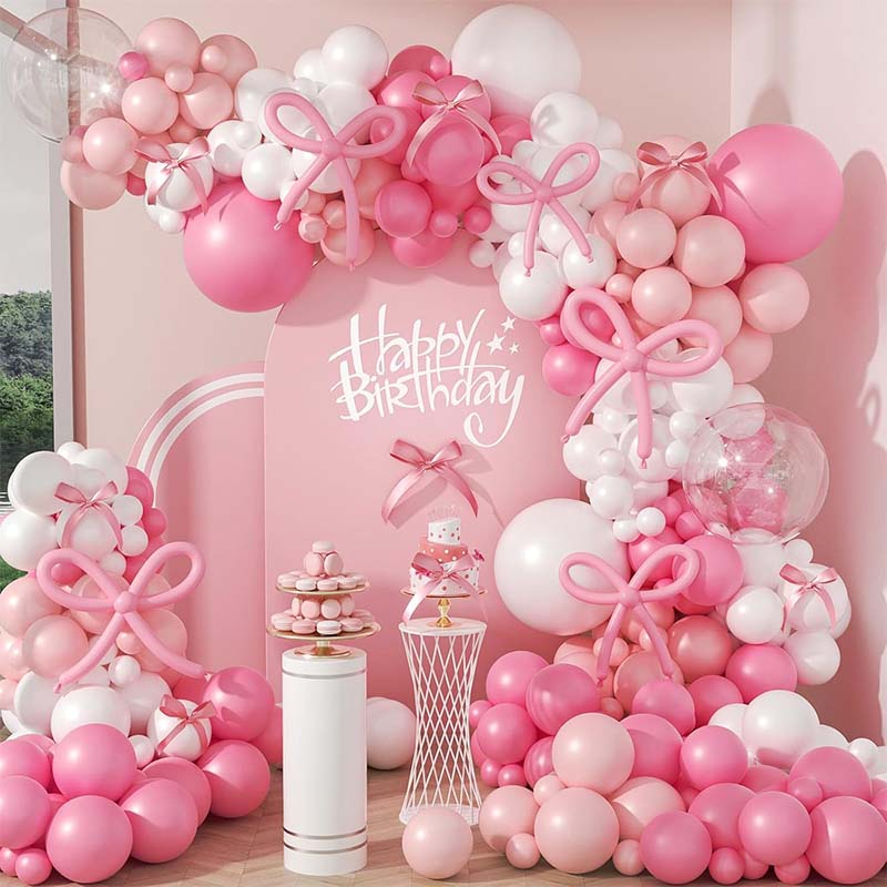 Bow Balon Arch Garland Zestaw