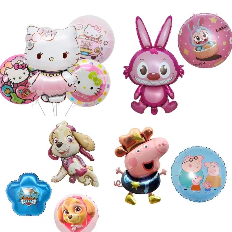 Balony foliowe z nadrukiem z kreskówek