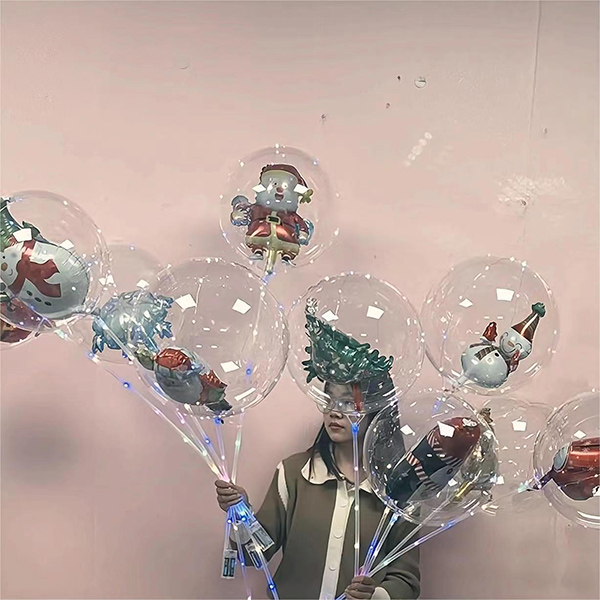 Balon bobo z motywem bożonarodzeniowym