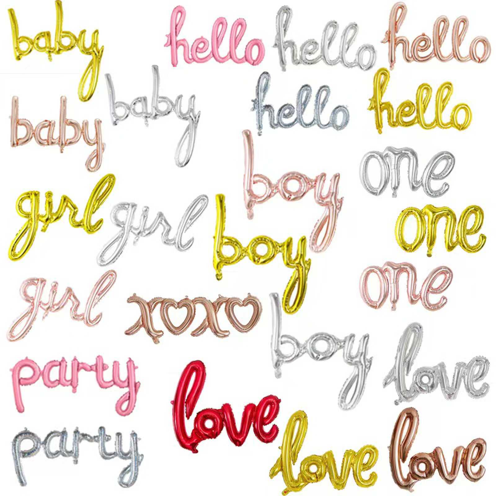 Połączony balon foliowy