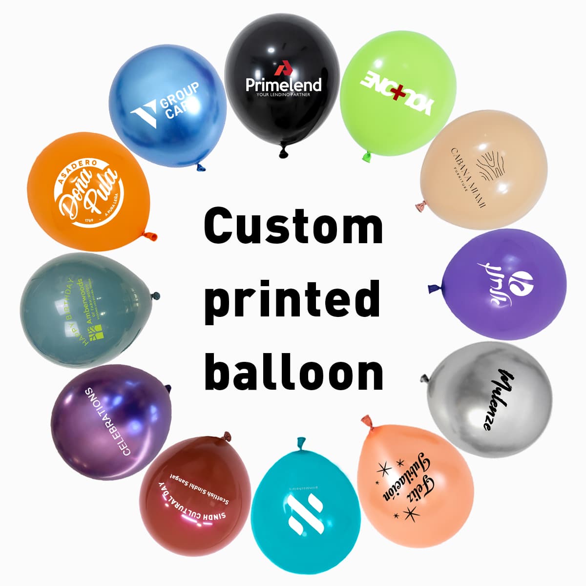 Balony lateksowe z nadrukiem na zamówienie