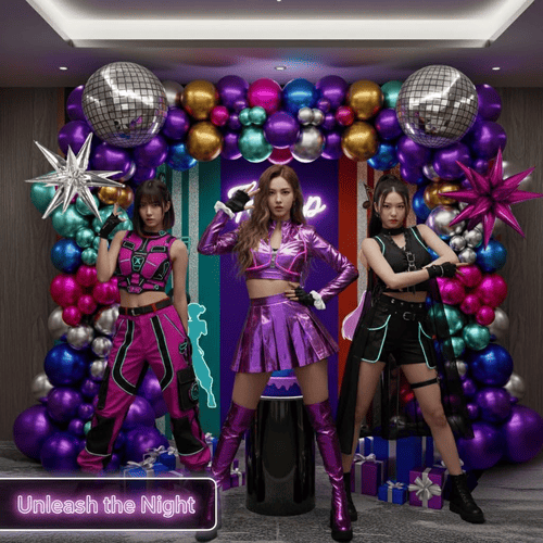 Zestaw łuku balonowego Disco