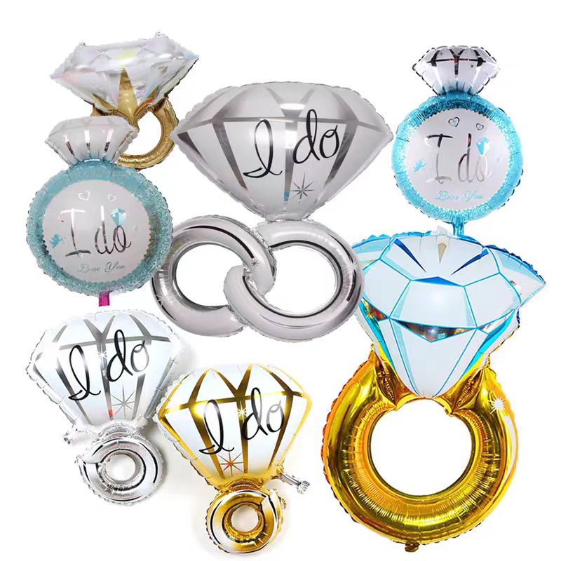 Balon foliowy na pierścionek zaręczynowy