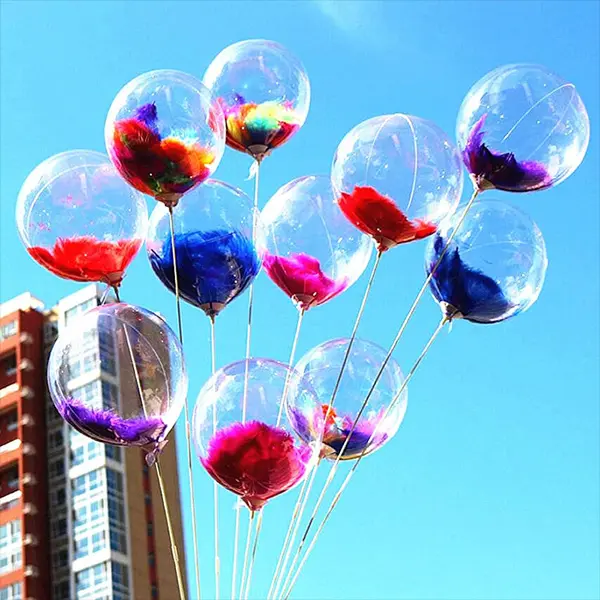 Balon Led Bobo z wypełnieniem z piór