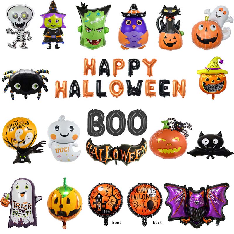 Halloweenowe balony folii