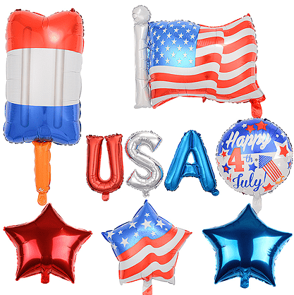 Szczęśliwy balon z okazji 4 lipca