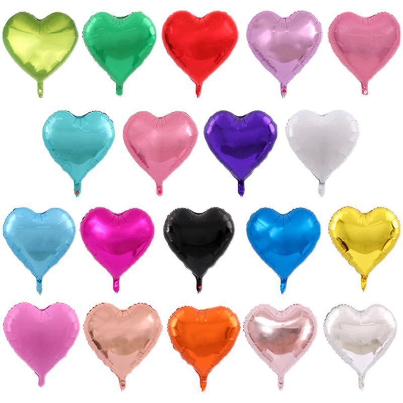 Balony z folii serca