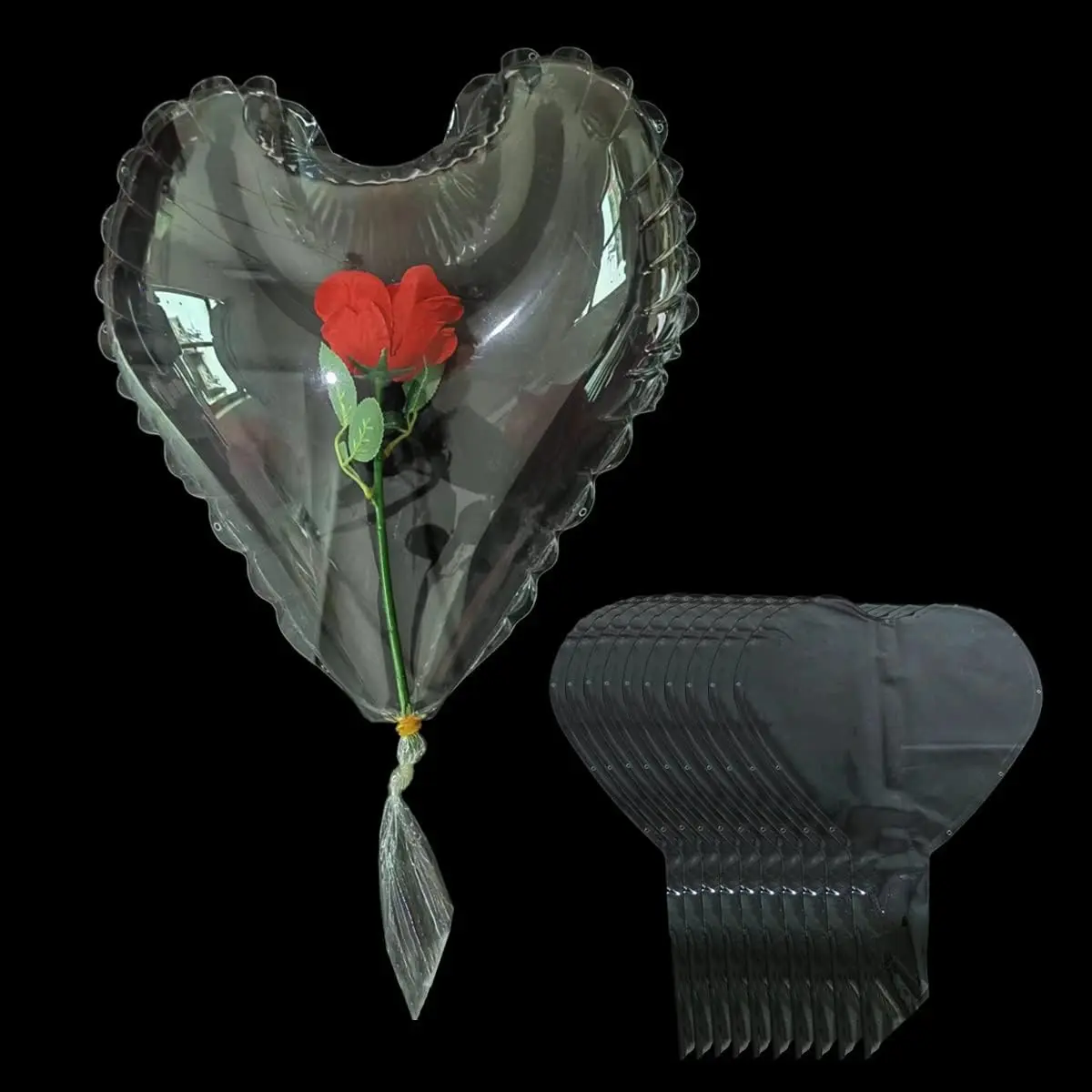 Balony Bobo w kształcie serca