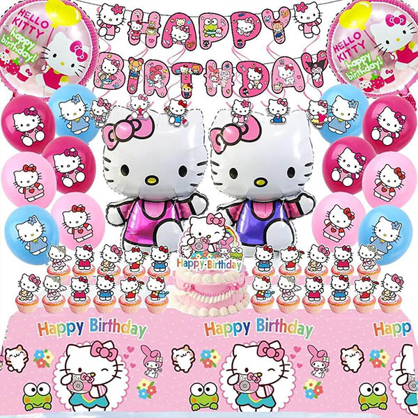 Hello Kitty tematyczna balon foliowy