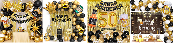 Balloon garland kit with beer cup foil balloon