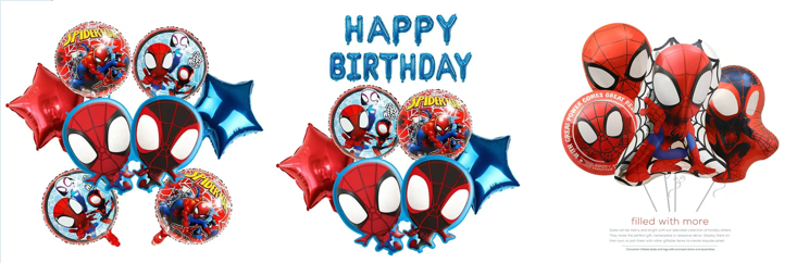 Spiderman foil balloon