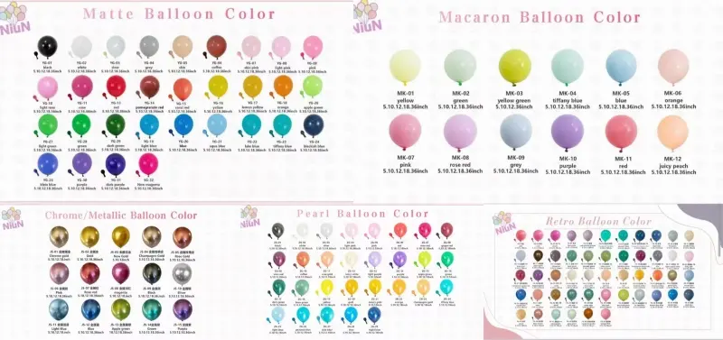 balloons colors