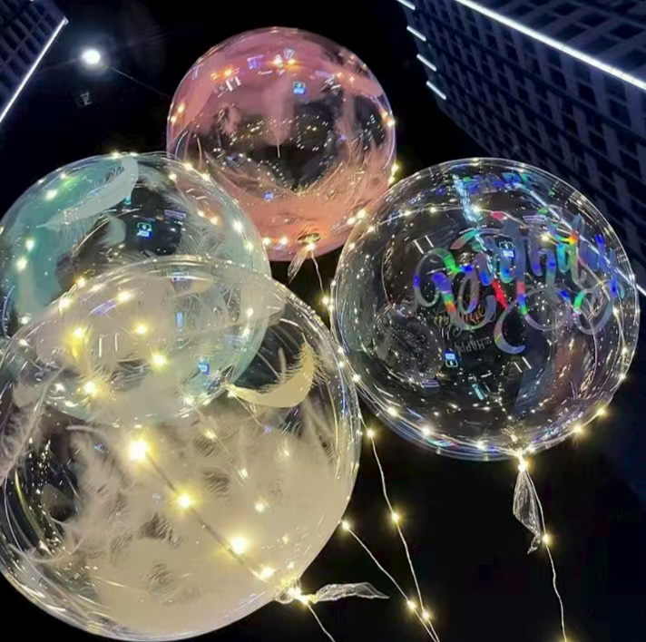 LED Feather Bobo Balloony