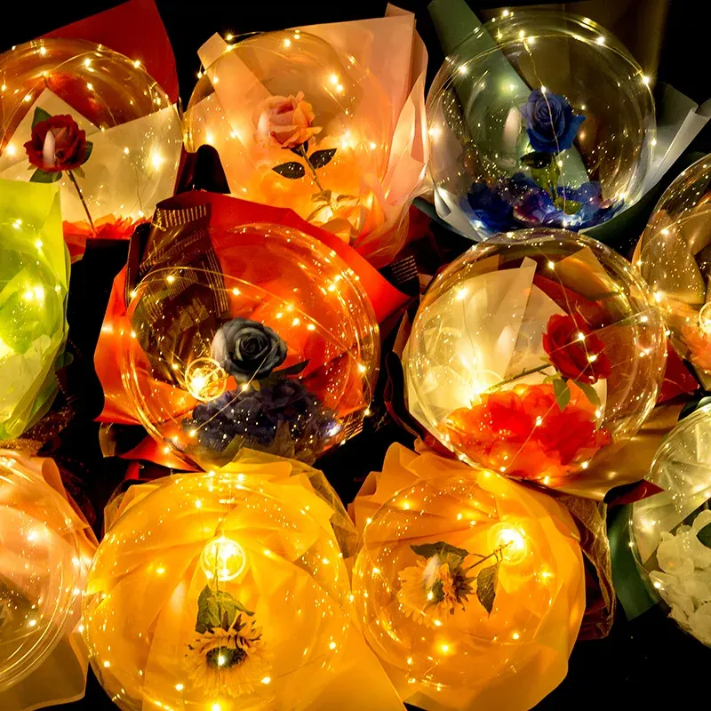 LED Rose Bobo Balloony