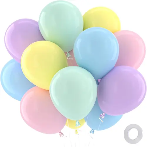 Balony na imprezę z makaronikami