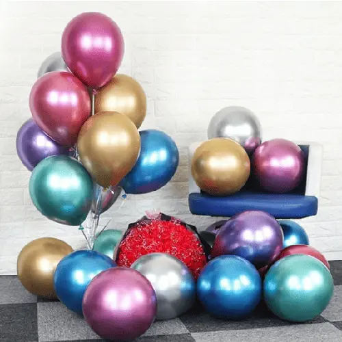 Metaliczny balon z helem