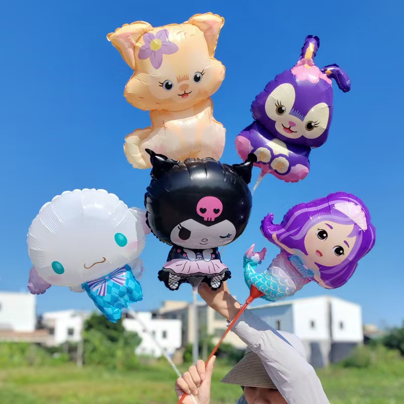 mini balony foliowe na sztyftach