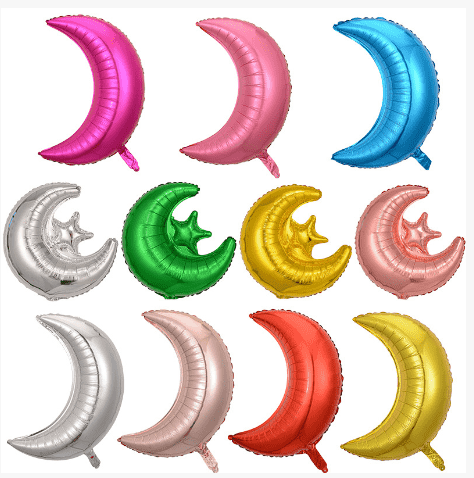 Balon foliowy w kształcie księżyca