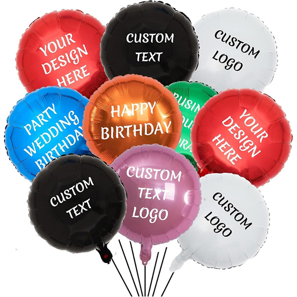 Wydrukowane balony foliowe