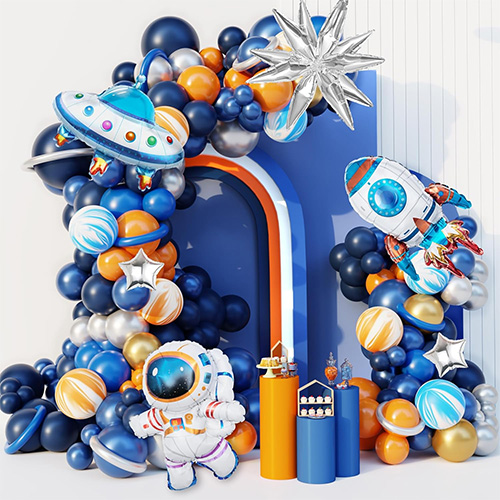 Girlanda z balonów kosmicznych