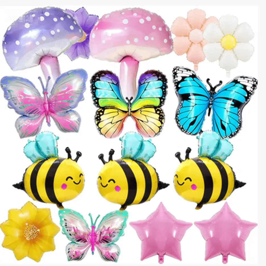 Balon foliowy z motywem wiosennym