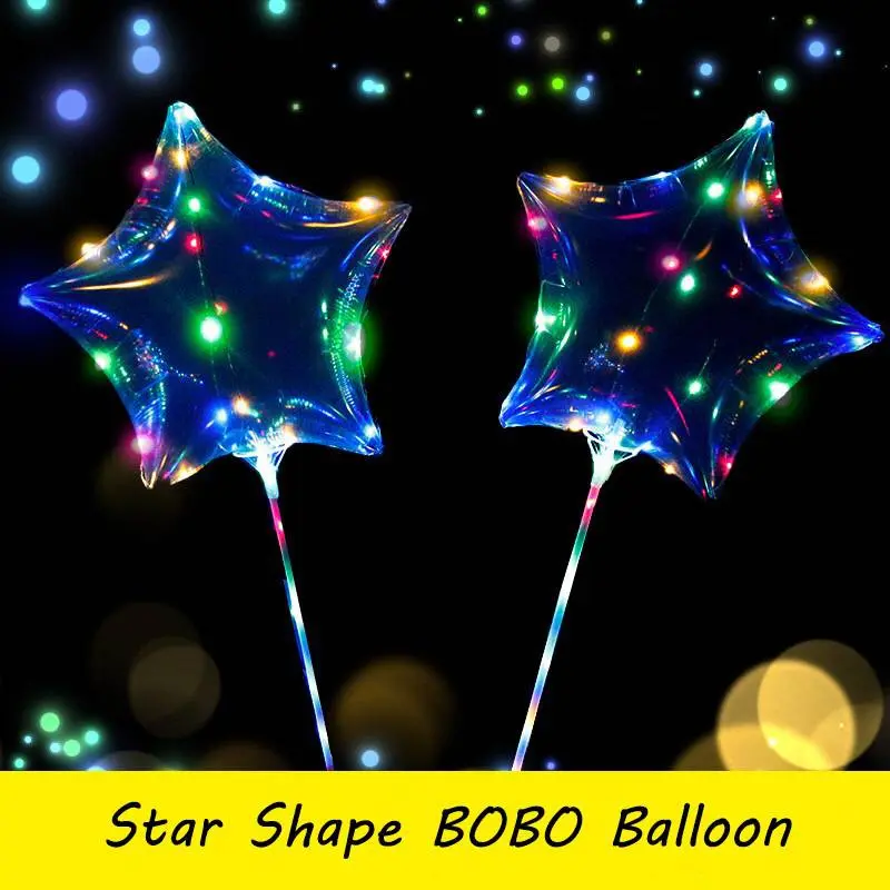 Balony Bobo w kształcie gwiazdy