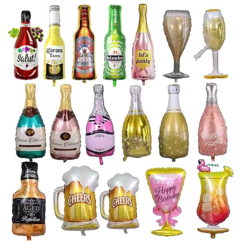 Balony foliowe na butelki wina